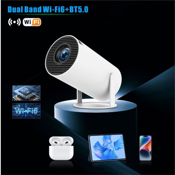 HY300 Pro Projector Home Theater Entertainment Portable Small Projector - Image 4