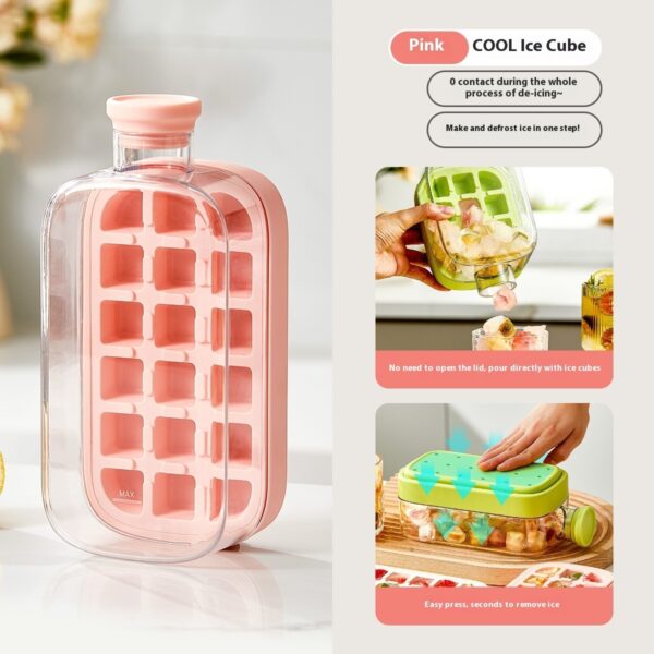 One-Click Molding Cooling Cup,Instant Ice Maker,Zero-Contact Design,Straw Included,Curling Mold,Portable & Stylish Chilled Drink - Image 8
